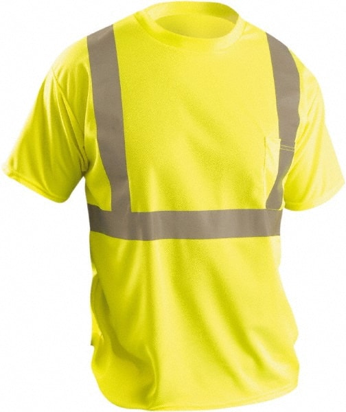 OccuNomix - Size XL Hi-Viz Yellow High Visibility Short Sleeve T-Shirt - Exact Tooling