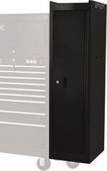 Proto - 4 Drawer Black Locker Cabinet - 15" Wide x 58" High x 18" Deep, Use with Heavy-Duty Key Drawer Liner - Exact Tooling