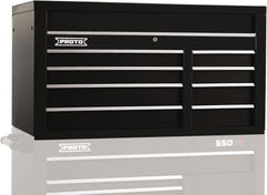 Proto - 8 Drawer Top Tool Chest - 50" Wide x 25-1/4" Deep x 27" High, Steel, Black - Exact Tooling