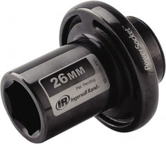 Ingersoll-Rand - 1/2" Drive 26mm Standard Impact Socket - 6 Points, 3-1/10" OAL - Exact Tooling