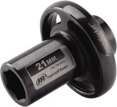 Ingersoll-Rand - 1/2" Drive 21mm Standard Impact Socket - 6 Points, 3-1/10" OAL - Exact Tooling
