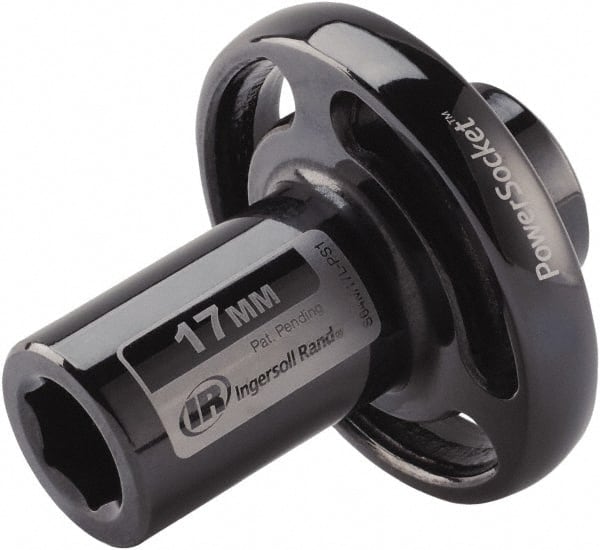 Ingersoll-Rand - 1/2" Drive 17mm Standard Impact Socket - 6 Points, 3-1/10" OAL - Exact Tooling