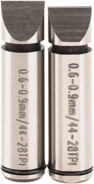 SPI - Micrometer Anvil - 1 to 0.9mm, Use with SPI Thread Micrometers - Exact Tooling