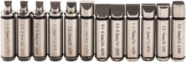 SPI - Micrometer Anvil - 0.4 to 0.7mm, Use with SPI Thread Micrometers - Exact Tooling