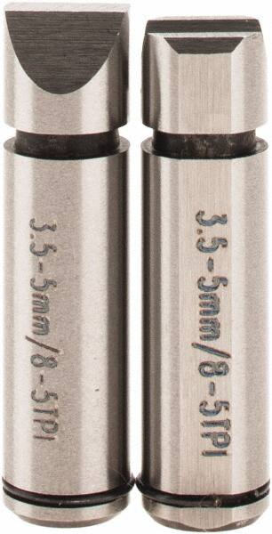 SPI - Micrometer Anvil - 4 to 5mm, Use with SPI Thread Micrometers - Exact Tooling