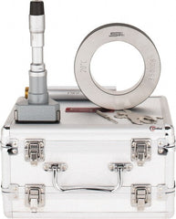 SPI - 3 to 3.5", 4.49" Gage Depth, Mechanical Inside Hole Micrometer - 0.0002" Graduation, 0.0002" Accuracy, Ratchet Stop Thimble - Exact Tooling