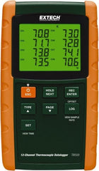 Extech - Temperature Recorders Type: Temperature Recorder Recording Time: 1 - 3600 Seconds - Exact Tooling