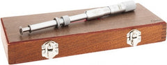 SPI - 1.05 to " Inside Range, 1 to 2" Outside Range, Mechanical Groove Micrometer - 0.001" Graduation, 0.0010" Accuracy, 0.52" Measuring Disc Diam, 0.03" Disc Edge Thickness - Exact Tooling