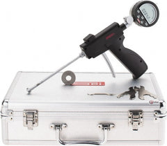 SPI - 0.425 to 1/2", 2" Deep, Pistol Grip Electronic Bore Gage - Up to 0.00016" Accuracy, 0.0001" Resolution, Includes Indicator - Exact Tooling