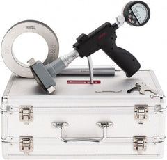 SPI - 3.5 to 4", 4.48" Deep, Pistol Grip Electronic Bore Gage - Up to 0.0002" Accuracy, 0.0001" Resolution, Includes Indicator - Exact Tooling