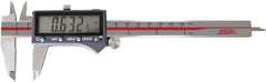 SPI - 0 to 6" Range 0.0005" Resolution, IP54 Electronic Caliper - Stainless Steel with 1-1/2" Stainless Steel Jaws, 0.001" Accuracy, Wireless Output - Exact Tooling