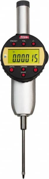SPI - 0 to 2" Range, 0.00005" Graduation, Electronic Drop Inidicator - 0.0002" Accuracy - Exact Tooling