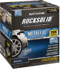 Rust-Oleum - 70 oz Gloss Blue Floor Coating - Low Odor - Exact Tooling