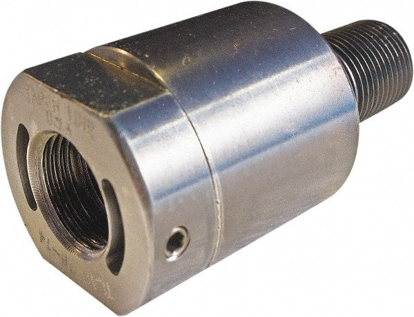 Taper Line - Air Cylinder Self-Aligning Rod Coupler - For 7/8-14 Air Cylinders, Use with Hydraulic & Pneumatic Cylinders - Exact Tooling