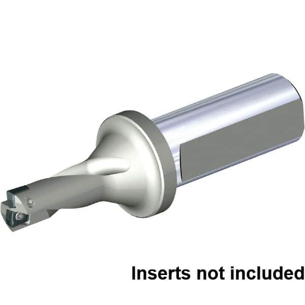 Kennametal - 34mm Max Drill Depth, 2xD, 17mm Diam, Indexable Insert Drill - 2 Inserts, 20mm Shank Diam, Straight Shank - Exact Tooling