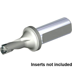 Kennametal - 29mm Max Drill Depth, 2xD, 14.5mm Diam, Indexable Insert Drill - 2 Inserts, 20mm Shank Diam, Straight Shank - Exact Tooling