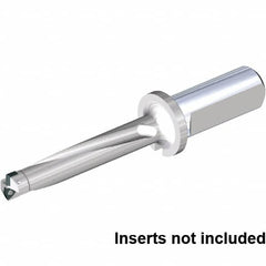 Kennametal - 155mm Max Drill Depth, 5xD, 31mm Diam, Indexable Insert Drill - 2 Inserts, 40mm Shank Diam, Straight Shank - Exact Tooling