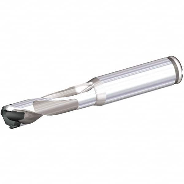 Kennametal - Series KTIP, Head Connection W, 1.5xD, 20mm Diam Straight Shank, Drill Body - 104.5mm Body Length to Flange, KTIP Toolholder, 18mm Nose Diam, 104.5mm OAL, 50.5mm Flute Length, Through Coolant - Exact Tooling