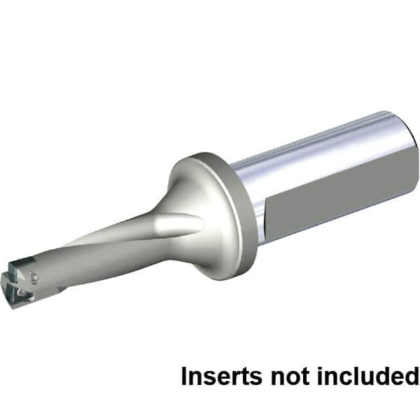Kennametal - 51mm Max Drill Depth, 3xD, 17mm Diam, Indexable Insert Drill - 2 Inserts, 20mm Shank Diam, Straight Shank - Exact Tooling
