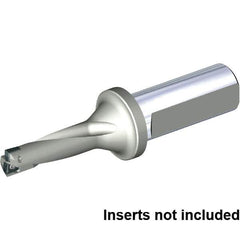 Kennametal - 51mm Max Drill Depth, 3xD, 17mm Diam, Indexable Insert Drill - 2 Inserts, 20mm Shank Diam, Straight Shank - Exact Tooling
