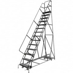TRI-ARC - Rolling & Wall Mounted Ladders & Platforms Type: All-Directional Ladder Style: Rolling Safety Ladder - Exact Tooling