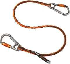 Ergodyne - 38" Tool Lanyard - Carabiner Connection, 60" Extended Length, Orange - Exact Tooling