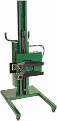 Valley Craft - 800 Lb Load Capacity, 30 & 55 Gal Drum Stacker/Rotator - 30" Wide x 78" High, 4 Steel Wheels - Exact Tooling