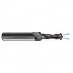 M14 x 1.5 2FL Carbide 2.5XD Drill/Thread Mill-Coolant Thru-TiCN - Exact Tooling
