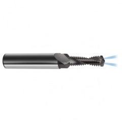 M14 x 1.5 2FL Carbide 2.5XD Drill/Thread Mill-Coolant Thru-TiCN - Exact Tooling