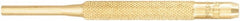 Starrett - 3/16" Pin Punch - 4" OAL, Brass - Exact Tooling