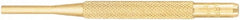Starrett - 5/32" Pin Punch - 4" OAL, Brass - Exact Tooling
