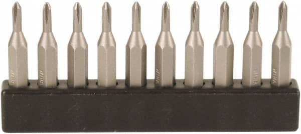 Wiha - #0, Phillips Screwdriver Bit - 28mm OAL - Exact Tooling