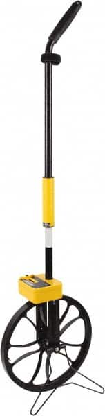 Johnson Level & Tool - 99,999' Counter Limit, 3-1/2' OAL, Measuring Wheel - Measures in Feet - Exact Tooling