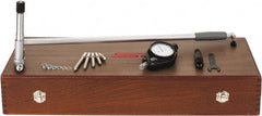 SPI - 6 Anvil, 6 to 10" Dial Bore Gage - 0.0005" Graduation, 16" Gage Depth, Accurate to 0.0007", Carbide Ball - Exact Tooling