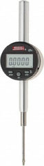 SPI - 0 to 2" Range, 0.00005" Graduation, Electronic Drop Indicator - Flat & Lug Back, Accurate to 0.0012", Inch & Metric System, Digital Display - Exact Tooling