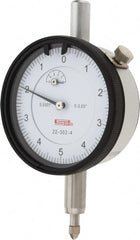 SPI - 0.05" Range, 0-5-0 Dial Reading, 0.0001" Graduation Dial Drop Indicator - 2.2" Dial, 0.01" Range per Revolution, 0.0007" Accuracy, Revolution Counter, Includes NIST Traceability Certification - Exact Tooling