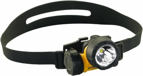 Streamlight - White LED Bulb, 90 Lumens, Hands-free Flashlight - Yellow Plastic Body, 3 AAA Alkaline Batteries Included - Exact Tooling