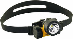 Streamlight - White LED Bulb, 90 Lumens, Hands-free Flashlight - Yellow Plastic Body, 3 AAA Alkaline Batteries Included - Exact Tooling