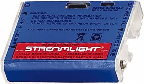 Streamlight - Batteries; Type: Standard ; Battery Size: AAA; AAA ; Battery Chemistry: Lithium-Ion ; Voltage: 3.70 ; Rechargeable: Rechargeable - Exact Tooling