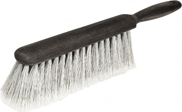 Harper Brush - 14" OAL, Synthetic Counter Brush - 2-1/4" Bristle Length, 8" Long x 1-3/4" Wide Head, Straight Foam Handle, Black & Gray - Exact Tooling