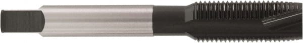Accupro - 7/16-14, 3 Flute, Oxide Finish, Vanadium High Speed Steel Spiral Point Tap - Plug Chamfer, Right Hand Thread, 3-5/32" OAL, 0.984" Thread Length, 0.323" Shank Diam, 3/3B Class of Fit - Exact Tooling