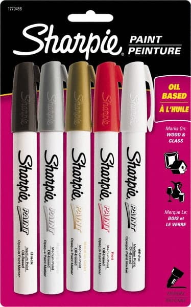 Dymo - Assorted Colors Oil Based Paint Marker - Medium Tip - Exact Tooling