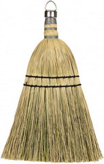 Harper Brush - 12" OAL Corn Blend Bristle Whisk Broom - 10" Bristle Length, 8" Wide - Exact Tooling