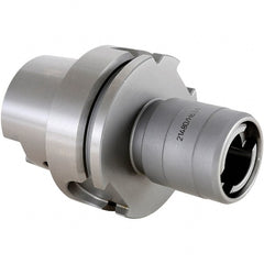 Techniks - HSK100A Taper Shank Rigid Tapping Adapter - 1/2 to 1-3/8" Tap Capacity, 4.8" Projection, Quick Change - Exact Tooling
