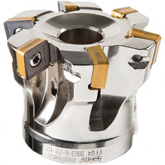 Iscar - Indexable High-Feed Face Mills Cutting Diameter (Decimal Inch): 1.636 Cutting Diameter (mm): 41.6 - Exact Tooling