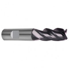 4.5mm Dia. - 57mm OAL - 4 FL Variable Helix Nano-A Carbide End Mill - Exact Tooling