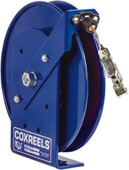 CoxReels - 5/32 Inch x 100 Ft. Stranded Cable Grounding Reel - Hand Crank Reel, Stainless Steel Cable - Exact Tooling