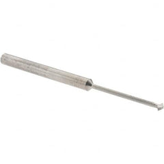 Accupro - 3/32° 3/32" Cut Diam, 0.047" Cut Width, 1/8" Shank, Solid Carbide Double-Angle Cutter - Exact Tooling