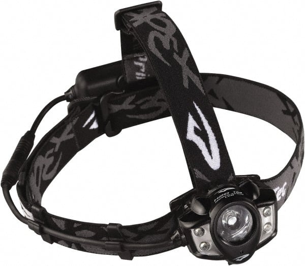 Princeton Tec - White LED Bulb, 130 Lumens, Hands-free Flashlight - Black Plastic Body, 1 3.7V Lithium-Ion Battery Included - Exact Tooling