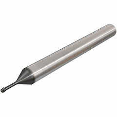 Iscar - M2.5x0.45 ISO, 1.95mm Cutting Diam, 3 Flute, Solid Carbide Helical Flute Thread Mill - Internal Thread, 7.5mm LOC, 58mm OAL, 6mm Shank Diam - Exact Tooling